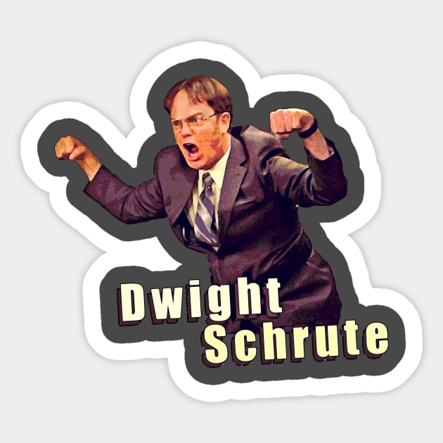 Dwight !!! Sticker by elmejikono